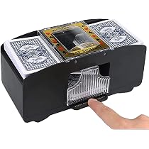 Mescolatore Carte Automatico TGHongKy – 1-2 Mazzi, USB-C, Modalità Auto/manuale, Silenzioso, Per UNO, Poker, Briscola E Scopone