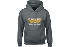 Crown Designs Weyland Yutani Vintage Sci Fi Movie Film Inspired Premium Quality Unisex Hoodies for Men, Women and Teens