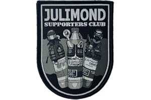 ‎POLIZEIMEMESSHOP Julimond Supporters Club Textil Patch - Klettpatch - Polizei - Getränk - Versorgungsbeutel