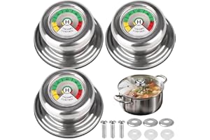 LYSHOOCE 3 piezas Termómetro olla para AMC, Con tornillos de fijación