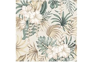 murando Papier Peint intissé 10 m Décoration Murale Tableaux Muraux Tapisserie Photo Panneau décoratif Photo sur le mur Trompe l'oeil Palmier Fleurs b-B-0574-j-a