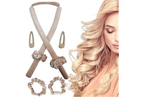 LNMYIC Neu Lockenwickler Locken Ohne Hitze, Samt Heatless Curls, Rutschfest Heatless Curls Band mit Haarnadel, Lockenwickler über Nacht, DIY Heatless Hair Curler Frisurenset,für langes mittleres Haar