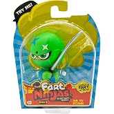 Fart Ninjas | 8 Figure da Collezione | Gassy Grasshopper Serie 8 | 10 Suoni di Puzzette Realistici Attivati dal Movimento | Regali e Giocattoli per Bambini dai 5 Anni in Su