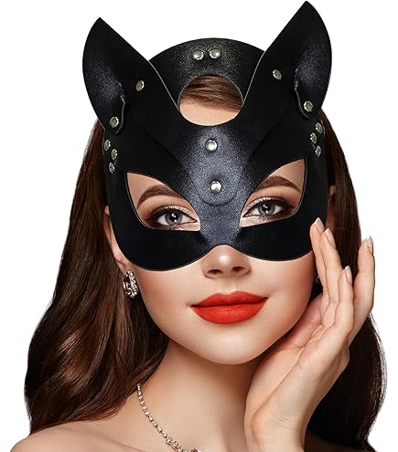 Maschera Con Cappuccio A Copertura Completa, Regolabile, In Pelle PU, Con Bocca Aperta, Per Adulti, Halloween, Cosplay, Punk, Copricapo Per Coppie - Foto 5