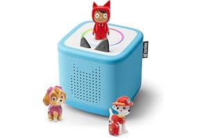 tonies Toniebox 2 Pack Boite à Histoire pour Enfant 1 à 9 Ans, Robuste & Facile à Utiliser, La Pat' Patrouille, 2 Figurines, Bleu Ciel