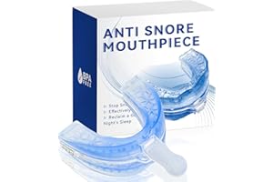 SUWEEI Anti Snoring Devices,Anti Snoring Mouth Guard Adjustable-Sleeping Snore Stopper Sleep Apnea Mouthpiece-Anti Snore Mouthpiece Device Sleeping Snore Stopper Mouthpiece Fit for Men and Women (Blue)