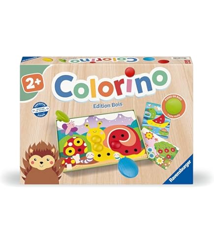 Ravensburger Il Mio Primo Colorino – Gioco Educativo Colori Per Bambini 1,5+ Anni, 36 Pietre, 32 Motivi, Regalo Compleanno