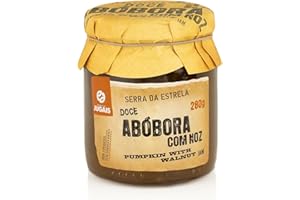 QUINTA DE JUGAIS Mermelada de Calabaza y Nuez - Frasco de 280g - Sabor Cremoso y Textura Crujiente - Ideal para Postres y Desayunos - Sin Colorantes ni Conservantes - Producto Gourmet de Origen Portugués