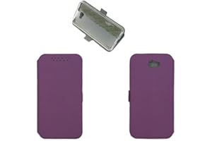 QiongniAN Funda para Huawei Y6II Compact LYO-L21 5.0" Funda Carcasa Case Funda Purple