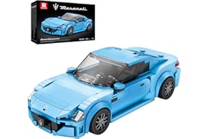 Reobrix Mini Super Cars Building Block Toy, Sports Car Model Construction Toys, 824 Technical Supercars Vehicle Collection Home Decor Puzzle Stem Gifts for Childs Teens Adults (384 Pcs)