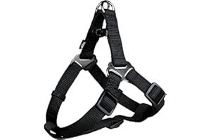 Trixie Uprząż dla psa Premium One Touch, 40-50 cm x 15 mm, czarna