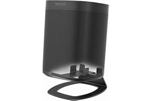 Monzlteck Desktop Stand for Sonos One,One SL, Compatible with Play1,Speaker Mount,Solid Metal (Black)