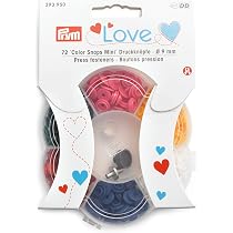 Prym Love Jersey Attaches En Laiton 8 Mm - Boutons Pression Sans Couture Lot 60