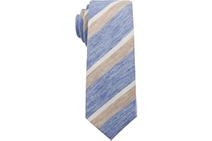 'Mantieqingway Mens Skinny Ties,2.56'' Cotton Neckties Striped Plaid Ties for Groom Groomsmen Wedding Party Christmas'