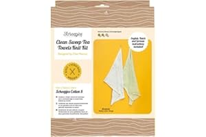 Scheepjes - Scheepjes Kit de Tejer de Paños de Cocina Refinados Clean Sweep - 1 Juego