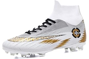 Donbest Botas de Fútbol para Hombre Spike Zapatos de fútbol Profesionales Aire Libre Calzado de Fútbol Atletismo Zapatillas de Fútbol