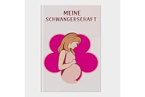 SellerRocket Schwangerschaftstagebuch - Tagebuch für die Schwangerschaft zum selber eintragen I Geschenk für Schwangere - Braun