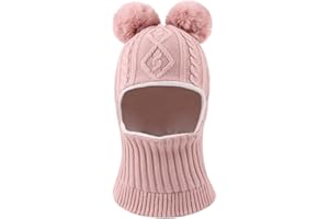 XIAOHAWANG Gorro de Punto para Niña Niño Beanie Gorro De Invierno Unisex De Esquí Sombrero De Chicos
