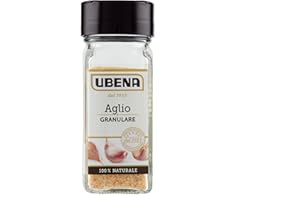 UBENA, Aglio Granulare, Ideale per Antipasti, Insalate, Salse e Marinature, Formato Vasetto da 52 gr