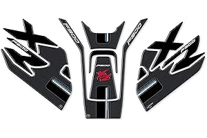 labelbike - Kit of 3 3D Gel Resin Stickers Decorations and Protections of F900 XR Motorcycle Tank compatible with BMW F900XR - Red Color