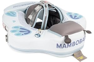 ‎HECCEI HECCEI Schwimmring Baby Mambobaby Nicht Aufblasbarer Schwimmhilfe Weiches Wasserdichtes Schwimmreifen komfortabel Baby Float Perfekt Schwimmtrainer für Kinder 3-24 Monate