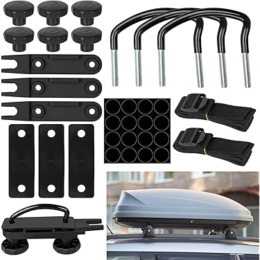 KammBar Fleet stalen dakdragers, set van 4 stuks, 120 cm breed