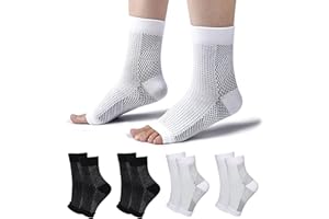 TOMILIOLD 4 Paar Kompressionssocken Damen Herren Medizinisch Socken, Orthopädische Kompressionssocken für Arthritis Gelenkschmerzen
