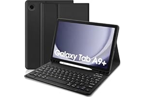 TENGWUDZ Samsung Galaxy Tab A9+ 11 Pulgadas 2023 Funda con Teclado, Español Ñ Teclado para Samsung Tab A9 Plus 2023, Funda con Teclado Compatible con Samsung A9+ /A9 Plus 11 Pulgadas