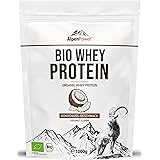 AlpenPower BIO WHEY proteine al gusto di cocco 1 kg - Ingredienti 100% naturali e senza additivi - Prodotto con il miglior la