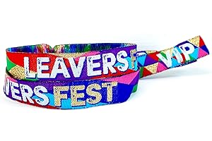 WEDFEST LEAVERS FEST Wristbands Favours ~ Class of 2025 School Leavers Graduation Wristbands ~ Leavers School Party Bags ~ end of school party