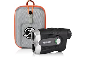 ACEGMET PF2C Golf Rangefinder with Slope - 1100Yards, 0.3s Flag Pole Locking Vibration, ±1yd Accuracy,Rechargeable Laser Range Finder Golf with Magnetic, Golf Accessories for Men