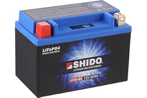 SHIDO LTX9-BS LION -S Battery Lithium Ion Blue