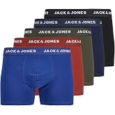 JACK &amp; JONES Paquete de 5 calzoncillos Jachuey para hombre, paquete de 5 unidades, Noos JACHUEY, paquete de 5 unidades