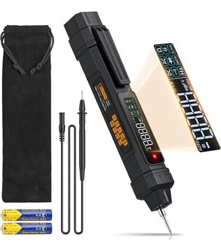 Testeur Tension Sans Contact ALLmeter 2-en-1 + Multimètre TRMS 6000 Comptes Stylo