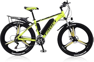 Hyuhome Electric Bikes for Adult, Magnesium Alloy Ebikes Bicycles All Terrain,26" 36V 12.5Ah/13Ah Removable Lithium-Ion Battery Mountain Ebike for Mens