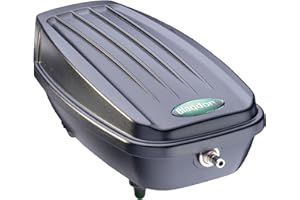 Blagdon Pond Water Oxygenator Kit, 1 Outlet Aeration Air Pump for Small Ponds up to 1000 litres, Green