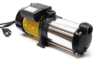 WILTEC Bomba centrífuga multietapa 6600 l/h, 900W, 55m altura máx., 2850rpm para grupo de presión doméstico