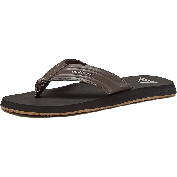 Ben Sherman Dark Brown Men\'s Flip-Flops with Patterned Straps 9 Ben Sherman Slippers for Men for sale | eBay main image 3