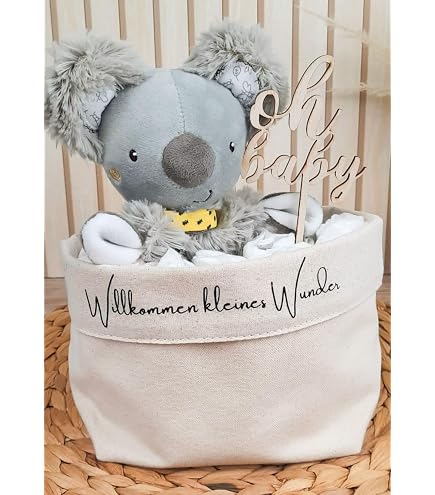 Torta Di Pannolini MyBambini A Forma Di Cane - Regalo Nascita Unisex, Senza Muso, Fatta A Mano