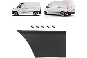 MKAREPART Fender Seitenabdeckung Zierleiste Zierleiste hinten links für kurzes Chassis L1 und L2 Model Master MK3, Movano B MK2, NV400 10-on 768F20005R (hinterer linker Kotflügel)
