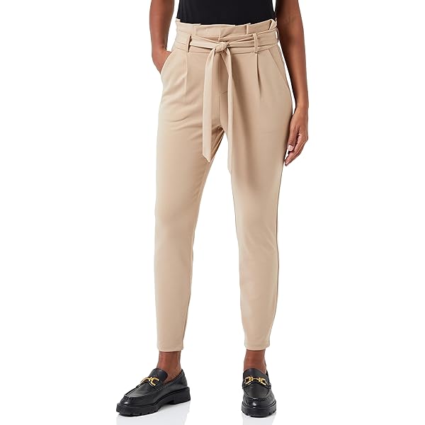 Vero Moda Curve Broek - black/zwart