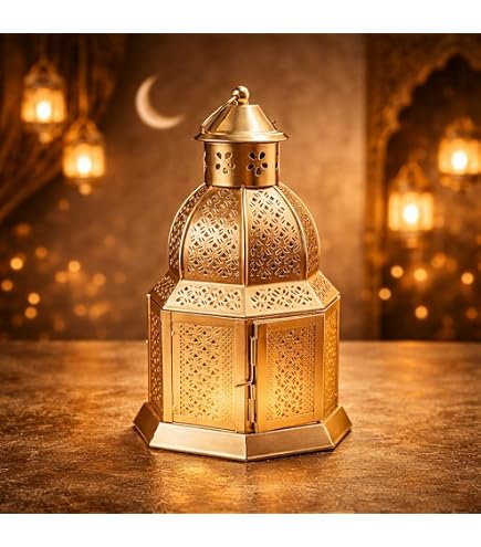 JHY DESIGN Decorative Candle Lanterns Set of 2 10