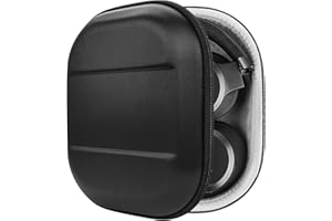Geekria Etui ochronne na słuchawki kompatybilne z JBL TUNE 770NC, Tour ONE, Live 770NC, Live 650BTNC, TUNE 750, E65 BTNC, zapasowa twarda obudowa podróżna z miejscem na kable (czarne)