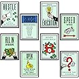 SAW Board Game Theme Motivational Wall Posters 8x12 inch (A4 Size) Wall Decor Posters Wall Art For Bedroom, Living room, Office, Pack of 8