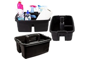 STORM TRADING GROUP Large Heavy Duty Plastic Storage Caddy Organiser Carry Tool Handy For Kitchen, Utility & Tools Carry Caddy (1)