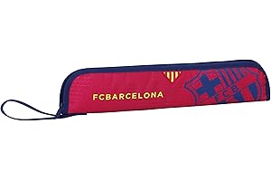 F.C. Barcelona Portaflautas, Porta flauti Unisex Adulto, Blu/Granito, Taglia única