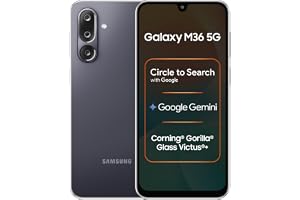 Samsung Galaxy M36 5G Mobile (Velvet Black, 8GB RAM, 128GB Storage) | Google Gemini| Gorilla Glass Victus+ | 7.7mm | AI Enhan