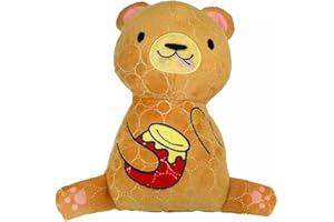 Bite Force Juguete de Peluche Resistente para Perros Wildlife - Fabricado con Kevlar, múltiples Capas con Costuras reforzadas y un chirriador. Ideal para Grandes masticadores (Osa)