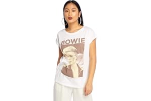 Mister Tee Femme Ladies David Bowie t-Shirts