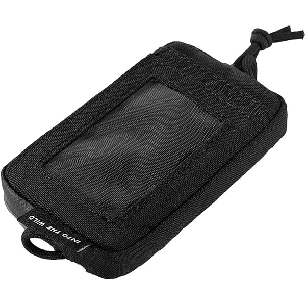 1TG Tactical Portamonete, Portafoglio minimalista in NYLON 500D, Portamonete per il cambio, Porta carte d'identità, Pochette per soldi, Borsa tattica con cerniera YKK
